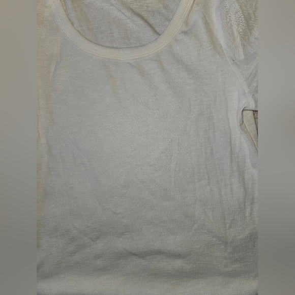 Gap ribbed puff sleeve short sleeve t shirt xs new with tags - Picture 4 of 7